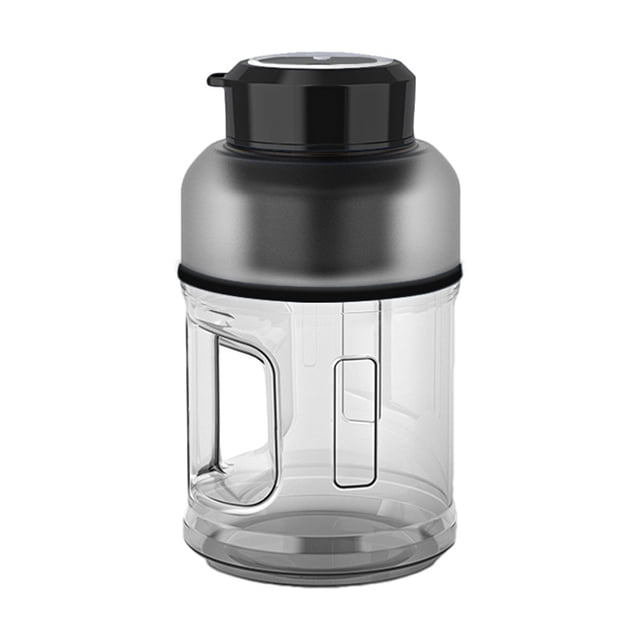 Exprimidor eléctrico 1.5L Batidora eléctrica Electrodomésticos de cocina fáciles de limpiar (Negro) Tmvgtek Libre de BPA