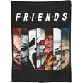 thumbnail image 2 of Horror Movie Blanket Horror Blanket Throw for Home Decor Warm Soft Christmas Halloween Party Decorations Horror Blanket (50"x40", Horror Movie Blanket), 2 of 6