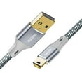thumbnail image 1 of Mini USB Cable USB 2.0 High Speed Cable Type A to Mini B Data Charging Cable 2.4 A Compatible with Digital Camera, Hero, 1 of 5