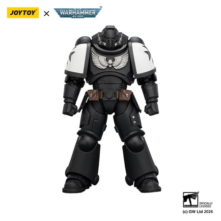 JOYTOY Warhammer 40,000 1/18 Action Figures Black Templars Intercessor with Bolt Rifle, Bolt Pistol and Chainsword