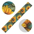 thumbnail image 5 of Yayeee Table Runner 70 inches Long for Home Kitchen Rectangle Dining Table Holiday Party Decoration, Stained Glass Sunflowers Pattern, 5 of 7