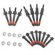 thumbnail image 1 of Unique Bargains 24 Pcs Kit de Tornillos y Tuercas del Colector de Escape No.6505316AA/6504331 para Dodge Ram 1500 02-08 Negro, 1 of 6