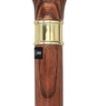 thumbnail image 2 of Royal RC Canes Extra Strong Espresso Ash Wood Walking Cane – Large Derby Cane with Brass Collar – Supports up to 500 lbs & 7' Height – Durable Wood Walking Cane for Men and Women, 2 of 4