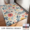 thumbnail image 3 of Pioneer Flower Floral Print Pattern Door Rugs,Washable Non Slip Door Mats Indoor,Decorative Door Mats,Entry Mat Indoor for Entrance,Bedroom,Kitchen,Bathroom,20"x32", 3 of 6