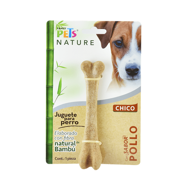 Juguete Hueso Ch De Bambu Sabor Pollo Nature Fancy Pets SABOR POLLO