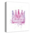 thumbnail image 2 of Creative Products Pink Crown Watercolor 16x20 Canvas Wall Art, 2 of 5