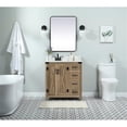 thumbnail image 6 of Elegant Lighting Vf90232-Bs Grant 32" Free Standing Single Basin Vanity Set - Wood, 6 of 8