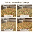 thumbnail image 7 of ODIKA 8'x10' Washable Area Rug Retro Contemporary Funky Portrait Playful Dot Bathroom Abstract for Dining Room, Large Office, Lounge, Non-Slip Chair-Friendly Mat, 7 of 7
