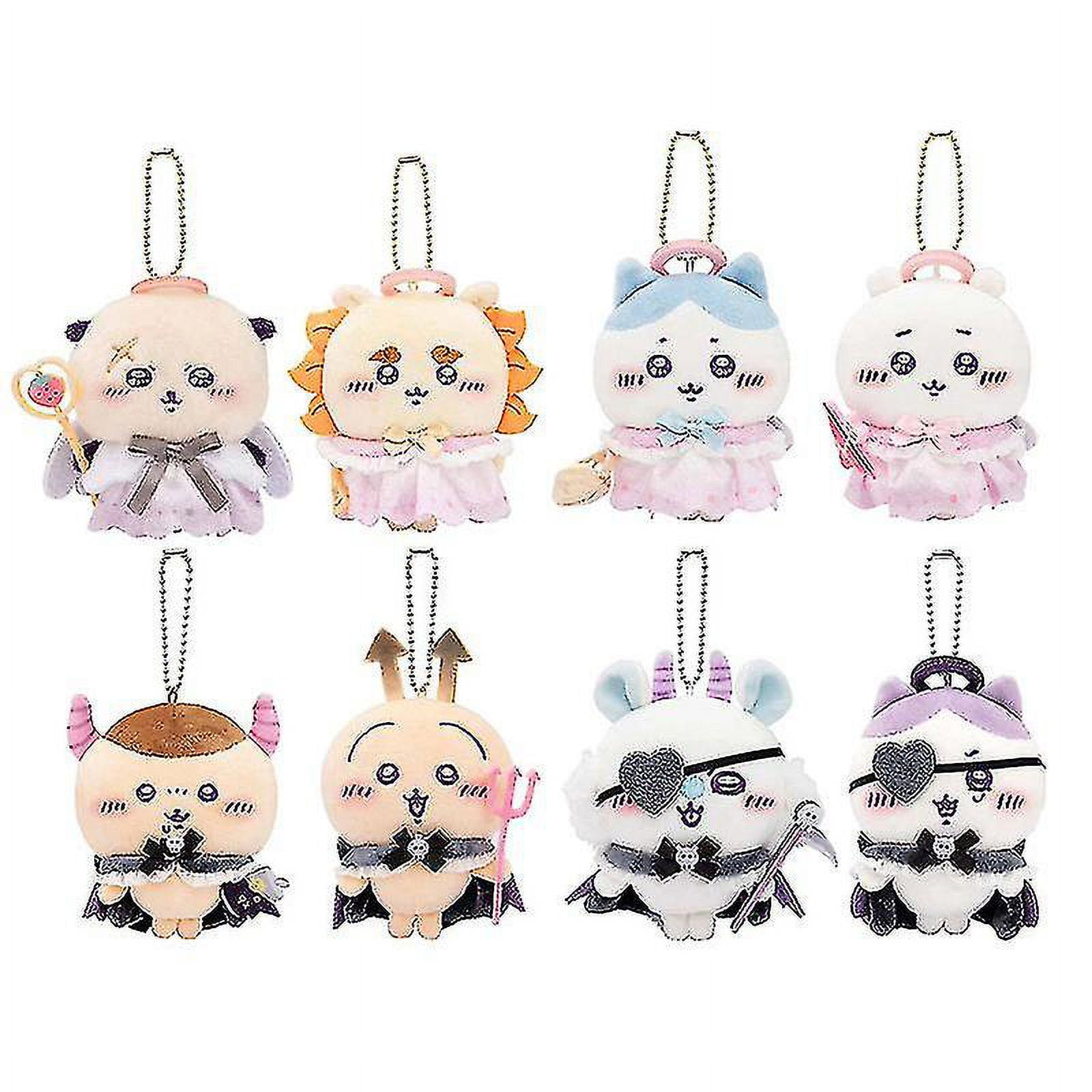Chiikawa Cute Plush Angel Doll Keychain Pendant Fluffy Soft