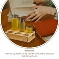 thumbnail image 2 of FENGGUIQU 1Set Wooden Cup Display Rack For Home Decoration And Restaurant 22X14CM, 2 of 4