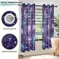 thumbnail image 3 of Yayeee Window Curtains Set of 2 for Living Room Light Filtering 63"x42", Plam Tree Pattern, 3 of 7