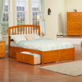 thumbnail image 2 of Atlantic Furniture Lit de Plate-Forme de Rangement Complet Urbain Richmond en Caramel, 2 of 8