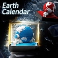 thumbnail image 3 of 2025 Paper Sculpture Desk Calendar - Perpetual 360° Model, Precision-Engraved, Tear-Off Notepad for Meditations & To-Do Lists, Stylish Office Decor Red, 3 of 3