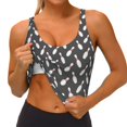 thumbnail image 4 of Lsque Bowling Pins Printed Women'S Sports Bra, Compression, Moisture Wicking, High-Impact Sports Bra For Women,Supportive sports bra-X-Large, 4 of 9