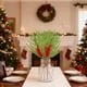 thumbnail image 4 of Esquejes de Agujas de Pino Navideñas Verdes con Frutos Rojos y Piñas | Ramas Artificiales Flexibles de 40 Cm | Textura Realista | Decoración Navideña Sin Mantenimiento para Coronas y Mesas Navideñas, 4 of 6