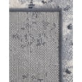 thumbnail image 7 of Unique Loom Eos Collection Area Rug - Borealis (5' Square Vintage Blue/Ivory), 7 of 7