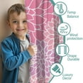 thumbnail image 3 of Blackout Kids Curtains,Pink Floral and Petal Pattern Childrens Insulated Curtains Set Of 2,Bedroom Essentials,Toddler Room Decor 52x84in(132x213cm), 3 of 5