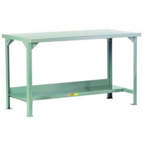 Little Giant 5598801 Welded Steel Workbench with Steel Top & Shelf - 60 x 36 x 36 in.