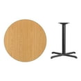 thumbnail image 4 of 36'' Round Natural Laminate Table Top with 30'' x 30'' Table Height Base, 4 of 4