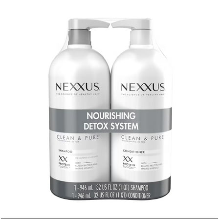 Nexxus Clean & Pure Shampoo & Conditioner, 2 pk./32 oz.