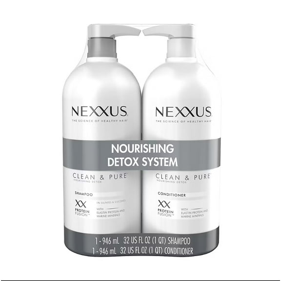 Nexxus Clean & Pure Shampoo & Conditioner, 2 pk./32 oz.