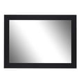 thumbnail image 3 of Hitchcock Butterfield Matte Black Urban Metro Bathroom Vanity Wall Mirror 42" H x 30" W - Black, 3 of 6