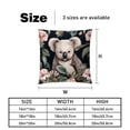 thumbnail image 5 of Koala Throw Pillow Covers Set of 2 - 16x16, 18x18, 20x20 Inches - Unique Patterns - Ideal for Bed Pillow, Throw Pillows for Various Occasions, 5 of 6