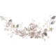 thumbnail image 1 of Tocado De Novia Diadema Con Flores Y Perlas Para Boda Accesorios De Pelo Elegantes Para Ceremonias Y Fiestas, 1 of 4