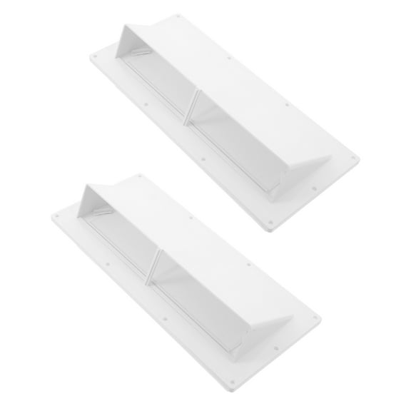 FRCOLOR  2 Pcs Camper Range Hood Vent Stove Duct Ventilation Covers White