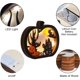 thumbnail image 4 of Decoraciones de mesa de Halloween, decoración de mesa con letrero de calabaza de madera con regalo de luces Kaili Sencillez, 4 of 5