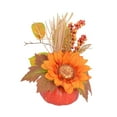 thumbnail image 3 of Dualoai Fall Pumpkin Decor Harvest Decorative for Kitchen Party Tabletop Centerpiece Style B, 3 of 9