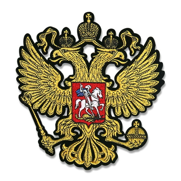 KCAHPAN Embroidery Patch Russia National Emblem Badge Clothing Accessories for DIY Shirt