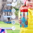 thumbnail image 5 of Cartoon Bubble Guppies Kid's Insulated Water Bottle With Straw Vacuum Stainless Steel Cup Leak-Proof Toddler Thermoses Water Cup For Children, 5 of 8