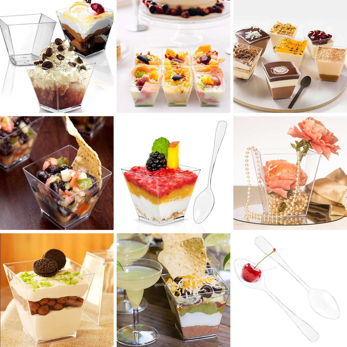 Coupe Dessert, Accompagnements, Snacks, Mini Contenants, Lot De 6 120 Ml à  Prix Carrefour
