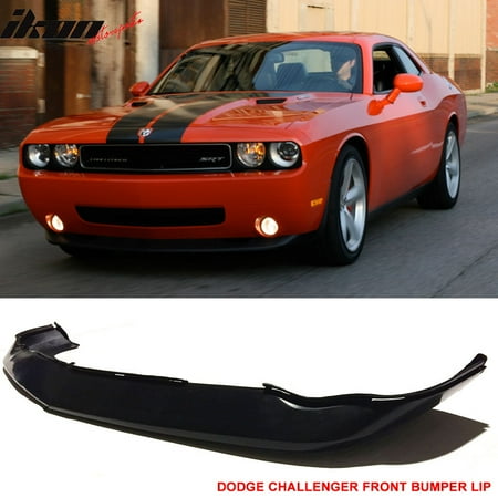 - Fits 08-10 Dodge Challenger MDP Style Front Bumper Lip - Polyurethane (PU)