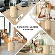Skdwakiz 2L Humidifier for Room, 3 Gear 2 Spray Portable Cool Mist Humidifiers with Night Light, 28 dB Quiet Top-Fill Ultrasonic Diffuser for Large Room