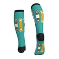 thumbnail image 2 of Bixox Cute Cat Paw And Dog Print Compression Socks,Compression Socks Women & Men Circulation for Medical,Running,Athletic, 2 of 7