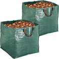 thumbnail image 1 of Solución de gestión de residuos reutilizable, bolsa de jardinería portátil con asas reforzadas, plegable y resistente al desgarro, 2 piezas, 1 of 5