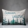 thumbnail image 3 of Creative Products Sweater Weather Trees 20 x 14 Spun Poly Pillow, 3 of 3