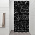 thumbnail image 2 of Math Equations 3D Shapes Black Pattern Shower Curtain 36"x72" ,Bathroom Decorative Shower Curtains Set with 12 Hooks,Modern Waterproof Washable Shower Curtain, 2 of 6