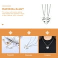 thumbnail image 4 of BESTYASH Friendship Pendant Necklace Set for Women, Alloy Material, Assorted Colors, Symbolic Friendship Jewelry, 4 of 7