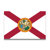 Magnet Me Up Florida US State Flag Vinyl Automotive Magnet Decal, 4x6 Inches