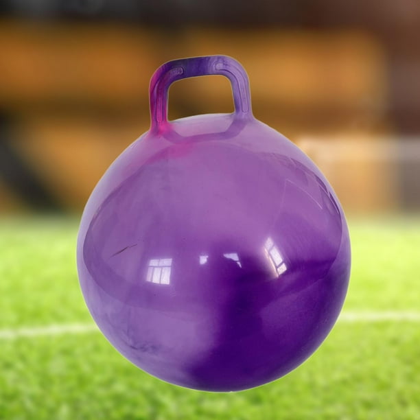 figatia Jumping Ball with Handle 55cm Exercise Ball for Children Sports Hopping Ball
