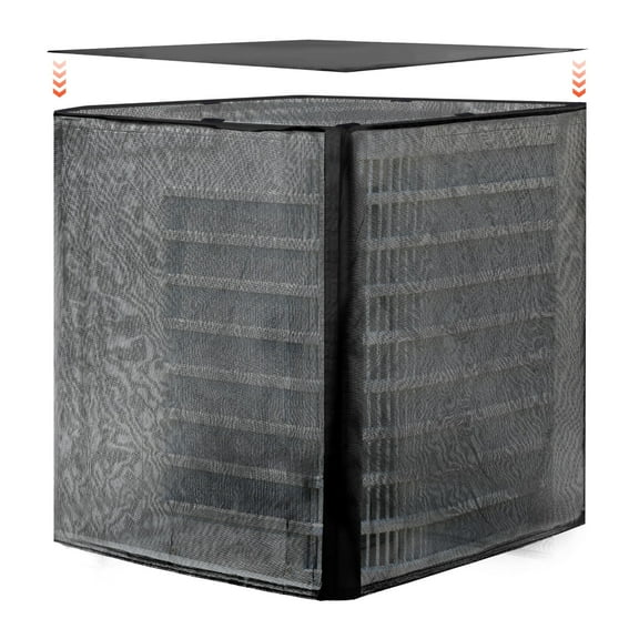 VEVOR Air Conditioner Cover, 32 x 32 x 36 inch Ac Cover for Air Conditioning Unit, Dual-Layer, Detachable Canopy,Waterproof Polyester, Universal HVAC Protector for Outdoor Outside Ac Unit, Black