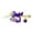 Multicolor, variant on Vibrant Life Mesh Feather Ball Cat Toy, Purple/Yellow
