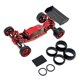thumbnail image 4 of Marco de chasis de coche RC de fibra de carbono, pieza de repuesto de actualización de aluminio profesional para Rojo, 4 of 9