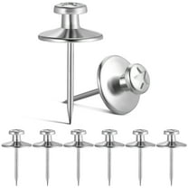 Milisten 50Pcs Zinc Alloy Double Headed Nails for Wall Hanging Decorative Use