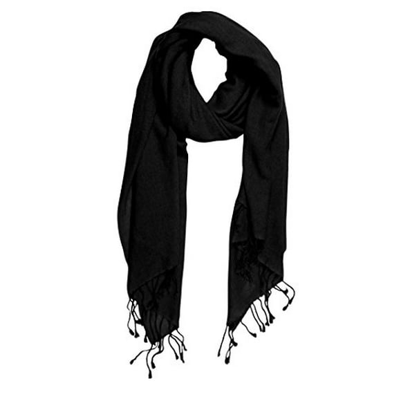 Peach Couture Soft and Elegant 100% Pure Wool Pashmina Shawl Wrap Scarves