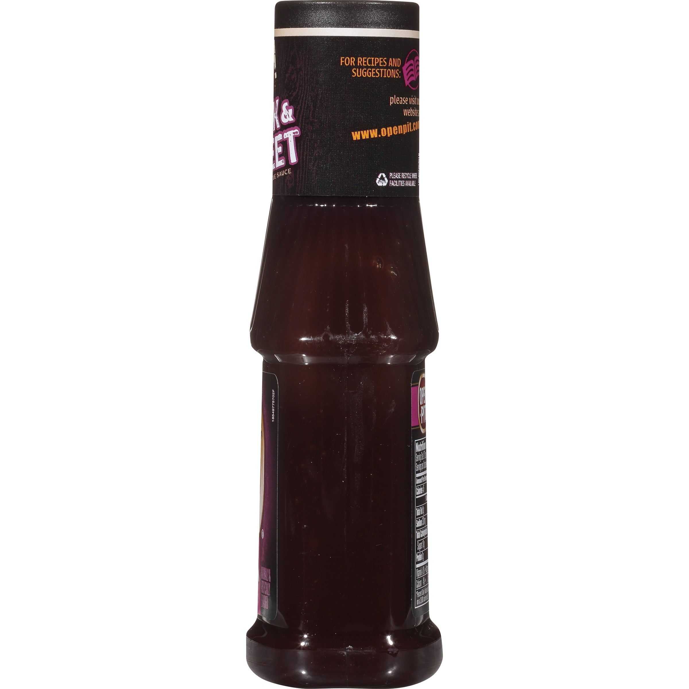 Open Pit Thick & Sweet Spiced Rum Barbecue Sauce, 18 oz.