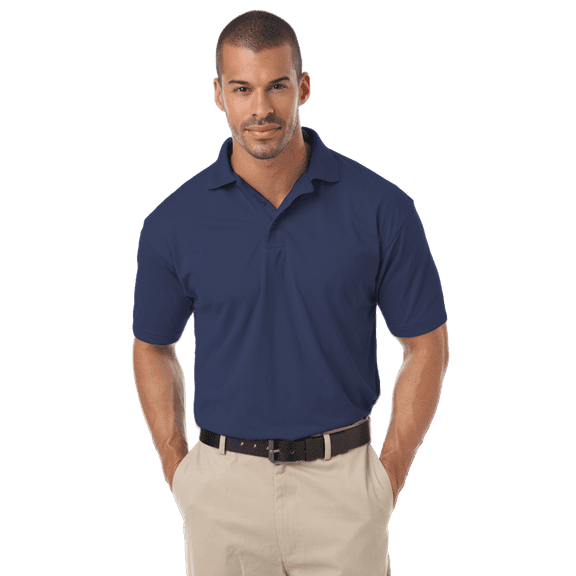 Blue Generation Men's 1051 IL-50 Pocketless Polo Shirt